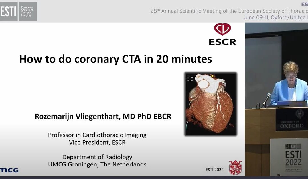 How to do coronary CTA in 20 minutes