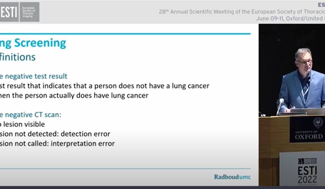 False negatives in lung cancer screening