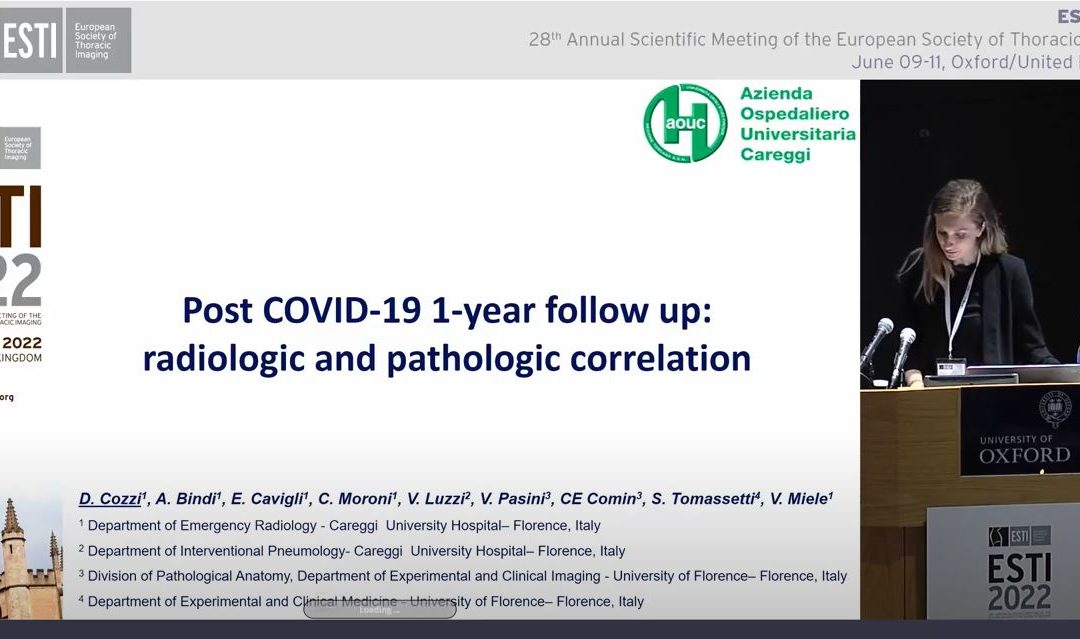 Post-COVID-19 1-year follow-up: Radiologic and pathologic correlation