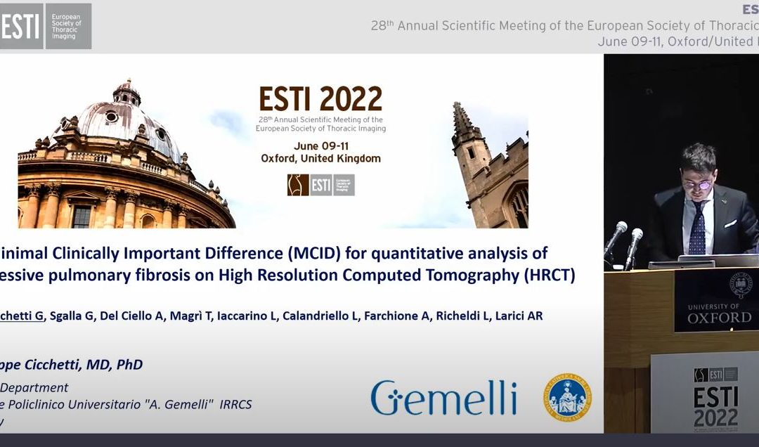 Minimal Clinically Important Difference (MCID) for quantitative analysis of progressive pulmonary fibrosis on High Resolution Computed Tomography (HRCT)